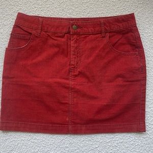 Red BDG Skirt